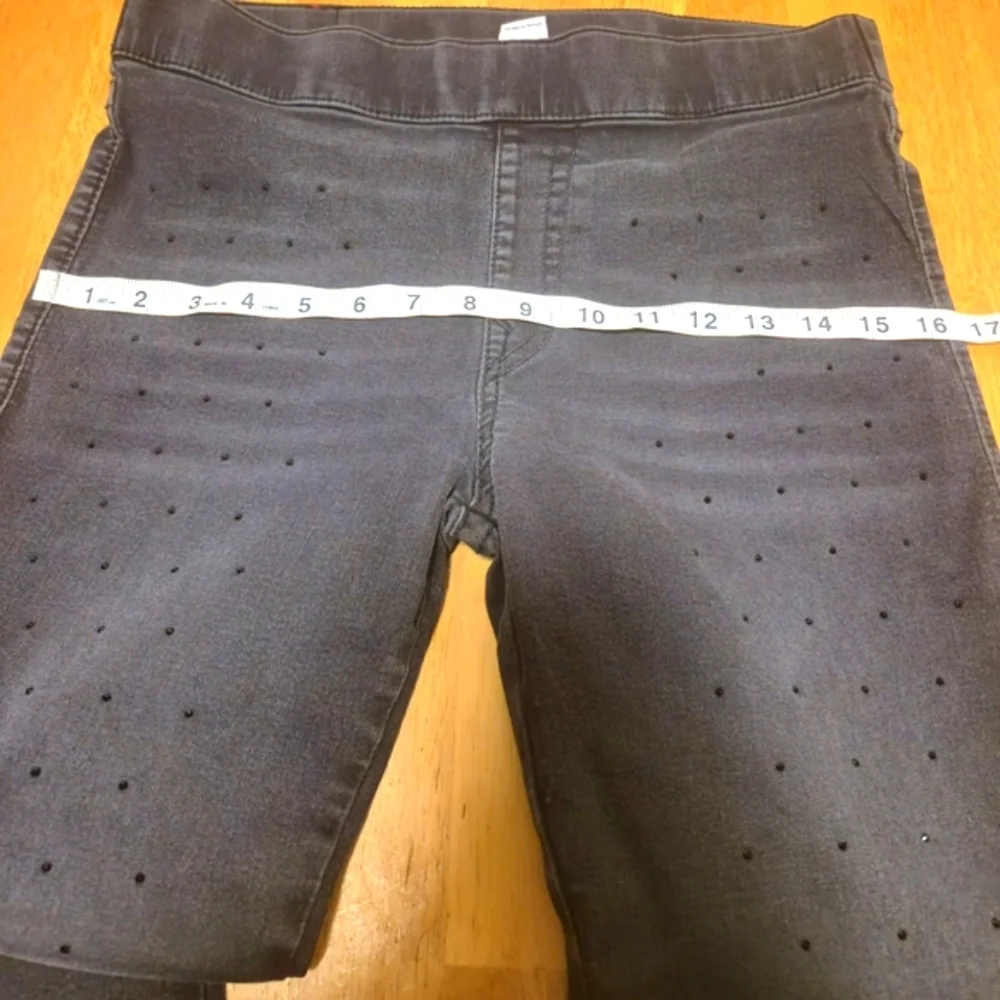 True Religion Dark Gray‎ Skinny Jeans with Dots